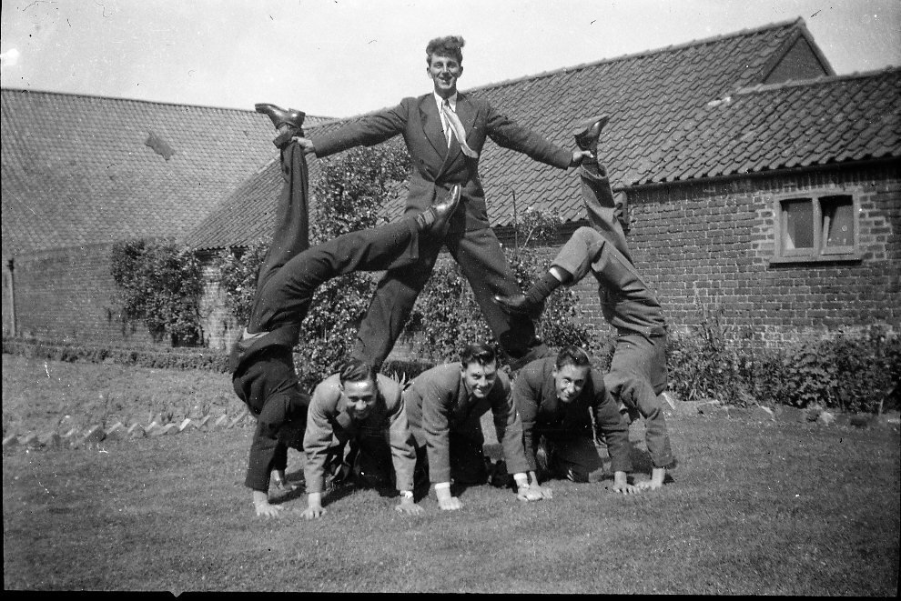 High jinks by members at the centre - circa 1950